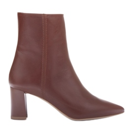 Marco Shoes Stivaletti in pelle Rosie marrone