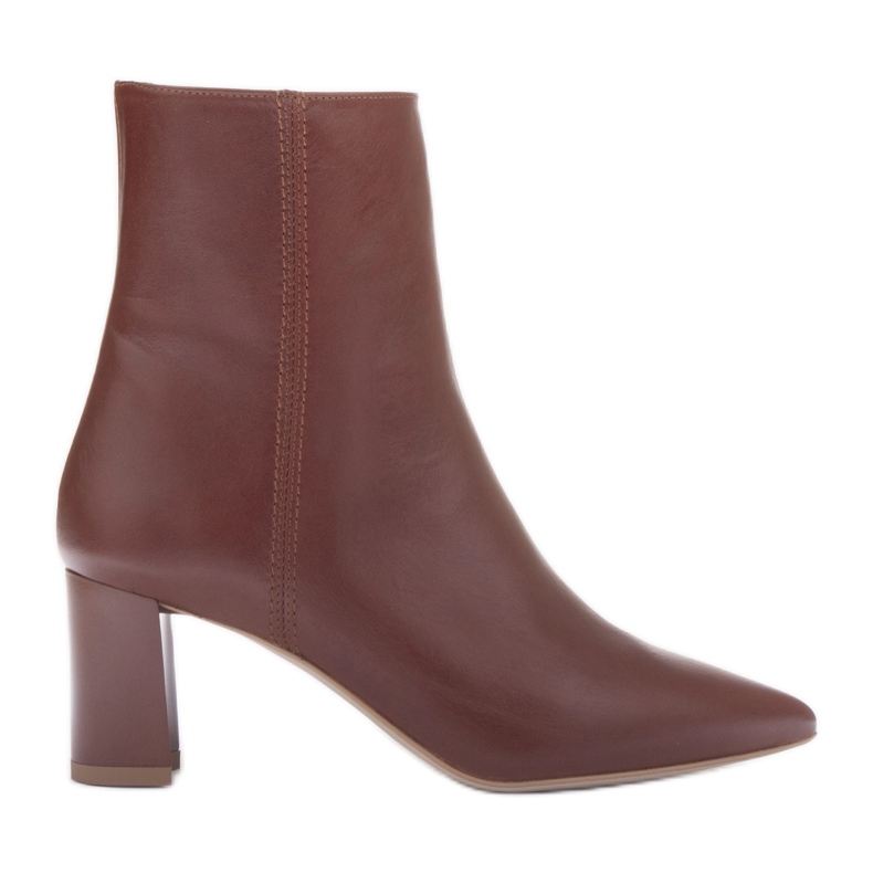 Marco Shoes Stivaletti in pelle Rosie marrone