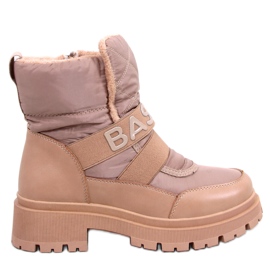 Scarponi da neve da donna Little Khaki beige