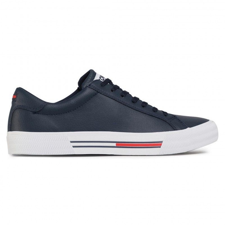 Tommy Hilfiger Tommy Jeans Essential Sneaker in pelle M EM0EM00567-C87 scarpe blu