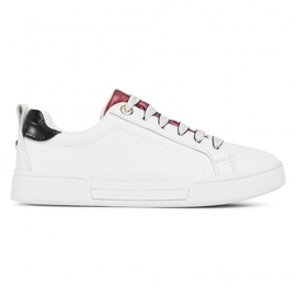 Sneaker Tommy Hilfiger con suola in coccodrillo con marchio W FW0FW05214-YBR bianca