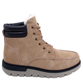 Stivali isolati di Germano Camel beige