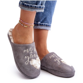 Pantofole da donna grigio lucido di Geraja