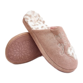 Pantofole lucide da donna Geraja rosa