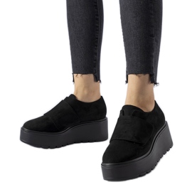 Scarpe con plateau Pallet nere nero