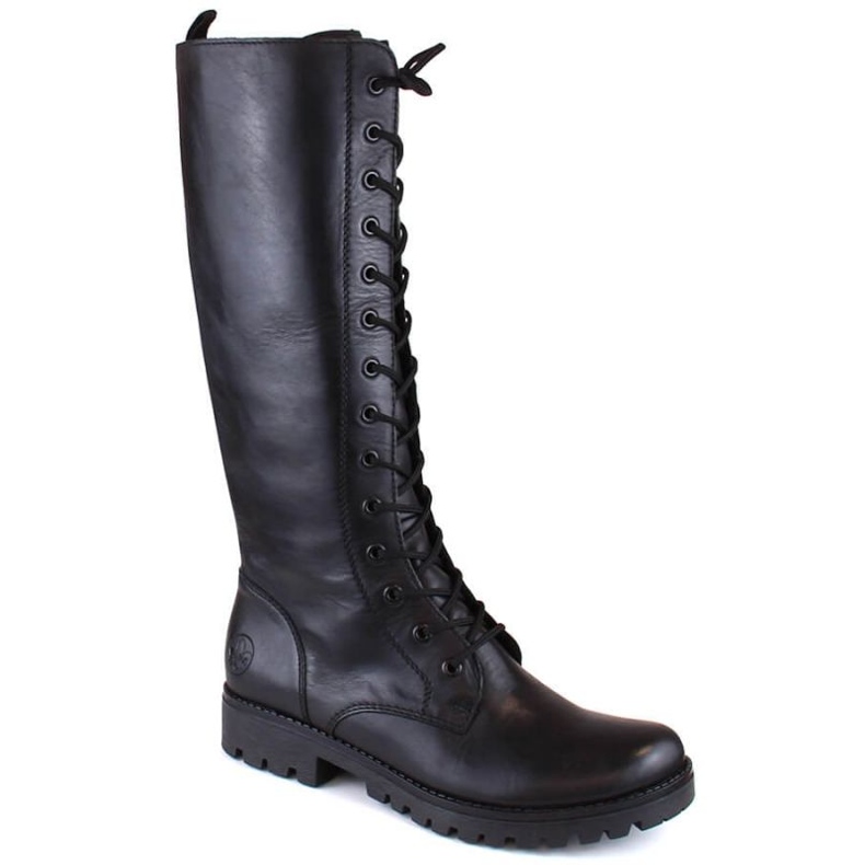 Stivali isolanti Rieker, pelle W 78543-00 nero