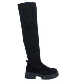 Stivali a calza Trotter neri nero