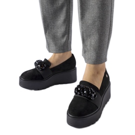 Scarpe con zeppa Edma nere nero