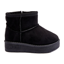 Stivali da neve slip-on isolati per bambini neri Big Star MM374100 nero