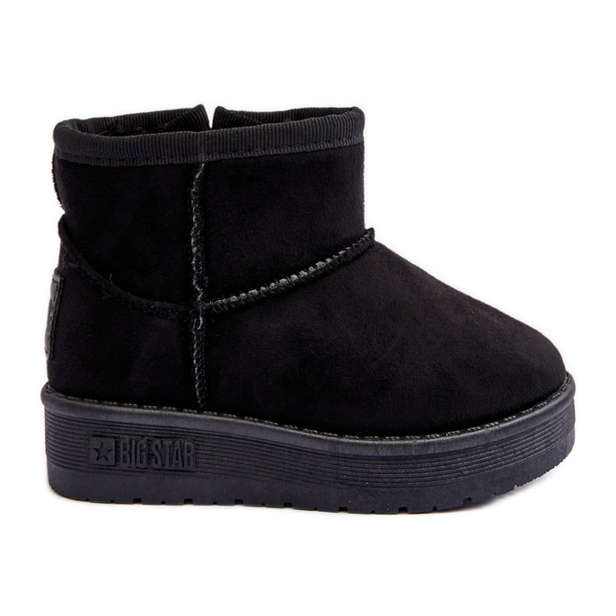 Stivali da neve slip-on isolati per bambini neri Big Star MM374100 nero