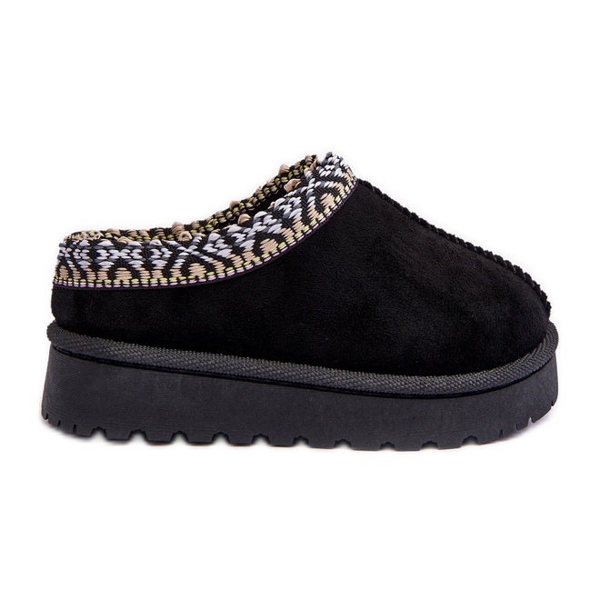 Pantofole isolanti per bambini Nero Olivane