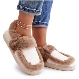 Ciabatte Da Donna Con Pelliccia Beige Sailey