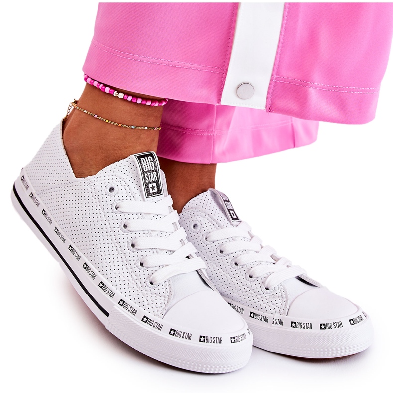 Sneakers Donna Big Star Openwork Bianco FF274024 bianca