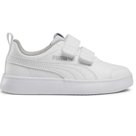 Scarpe da bambino Puma Courtflex v2 V bianche 371543 04 bianco