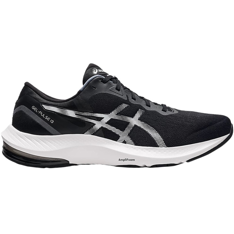 Scarpe da corsa da uomo Asics Gel Pulse 13 nere e bianche 1011B175 002 nero