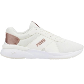 Scarpe da donna Puma Rose Raw Metallics bianche 383849 03 bianca