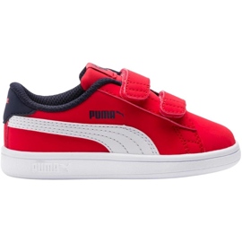 Puma Smash v2 Buck V Ps High Risk R Scarpe da bambino rosse 365183 07 rosso