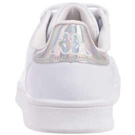 Scarpa da donna Kappa Limit bianca e argento 243049 1017 bianco