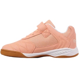 Scarpa da bambino Kappa Damba K, bianco pesca 260765K 7410 arancia