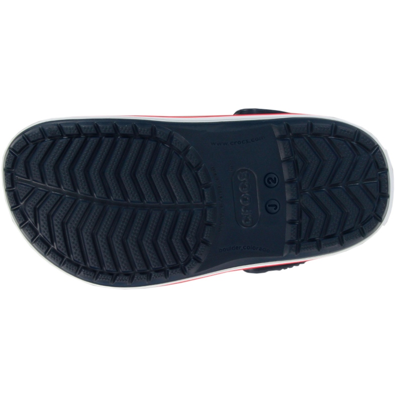 Zoccoli per bambini Crocs Kids Crocband Clog blu navy e rosso 207006 485