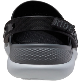 Zoccoli Crocs LiteRide 360 ​​Clog neri e grigi 206708 0DD nero