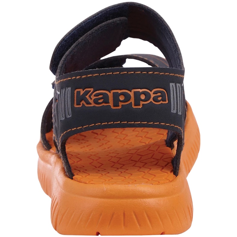 Sandali per bambini Kappa Kaleo K blu navy e arancio 260887K 6744 arancia