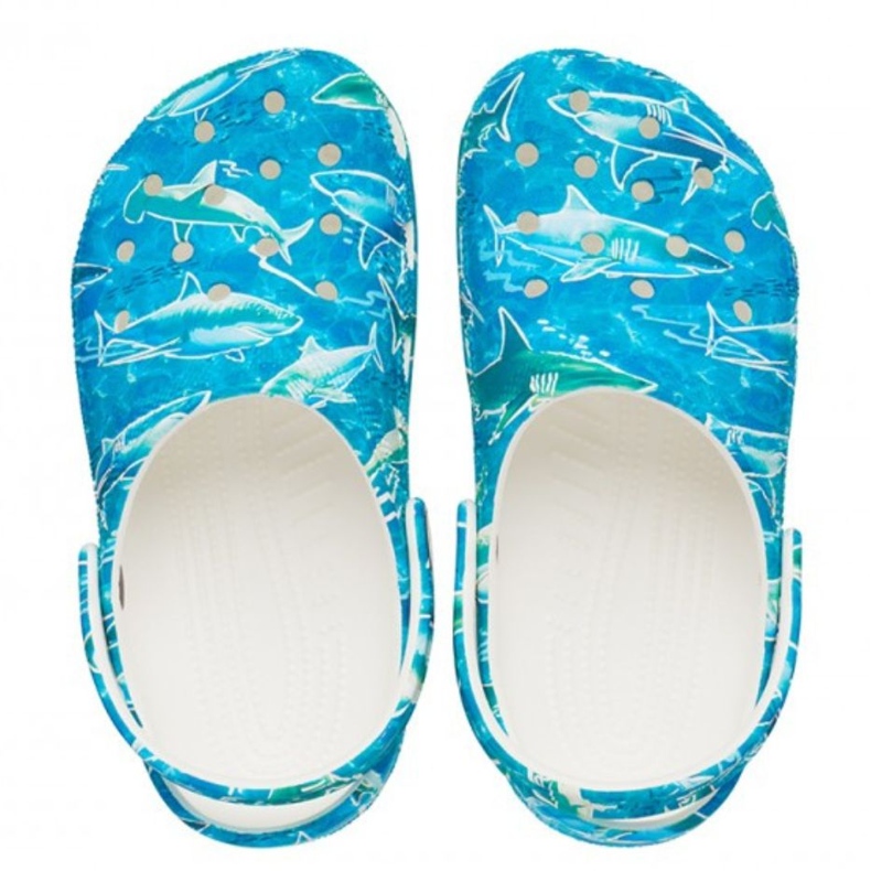 Zoccoli per bambini Crocs Classic Party Kids blu 207826 941