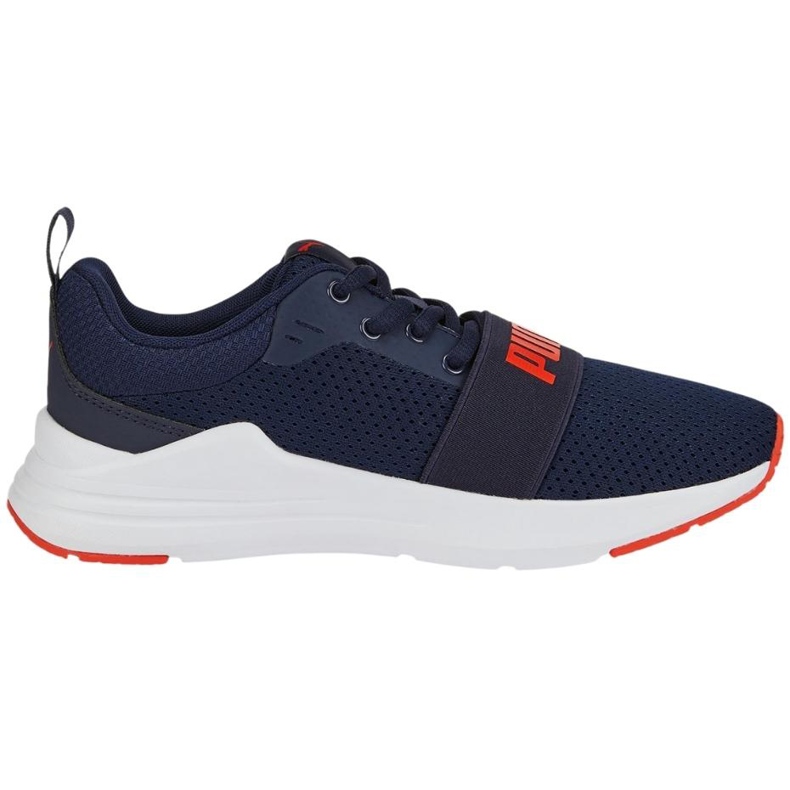 Scarpe per bambini Puma Wired Run Jr. blu navy 374214 21