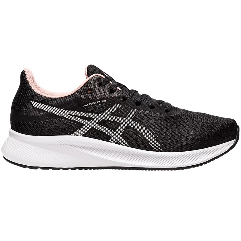 Scarpe running Asics Patriot 13 da donna, nere e rosa 1012B312 003 nero