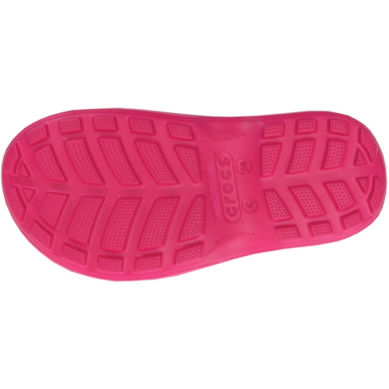 Stivali Wellington per bambini Crocs rosa 12803 6X0