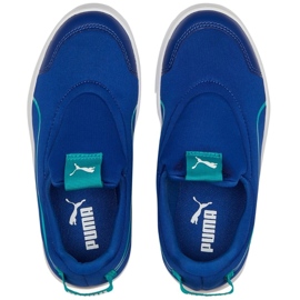 Scarpe da bambino Puma Courtflex v2 Slip On Ps blu 374858 11