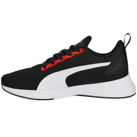 Puma Flyer Runner Jr. nere e bianche 192928 33 scarpe per bambini nero