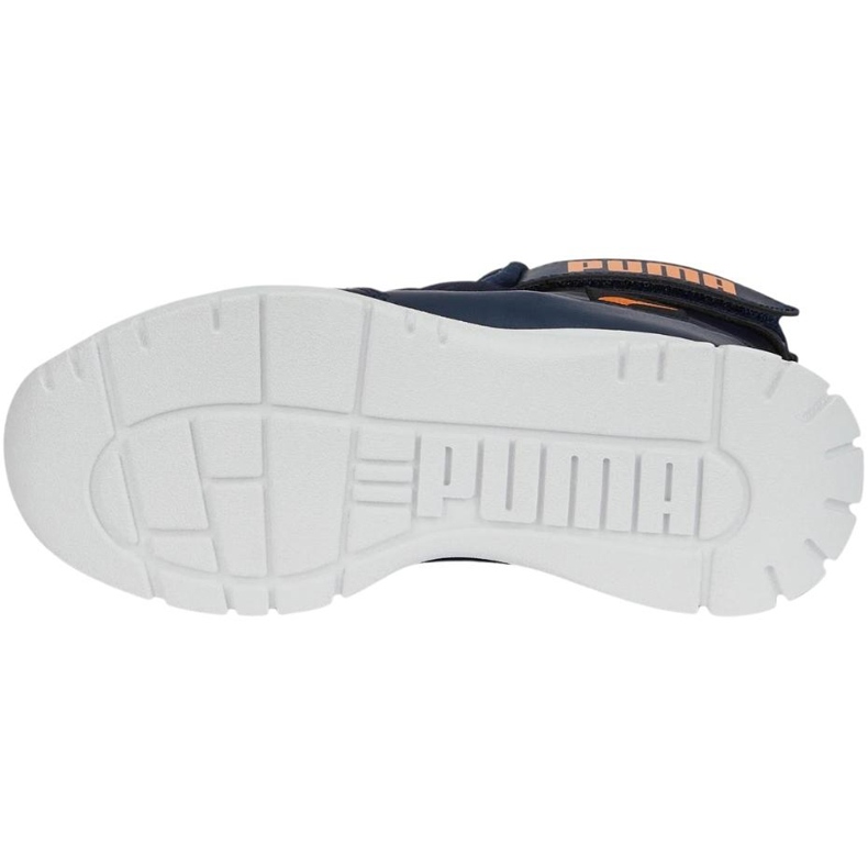 Scarpe da bambino Puma Nieve Wtr Ac Ps, blu navy 380745 06