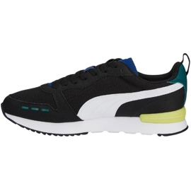 Scarpe da uomo Puma R78 nere e bianche 373117 59 bianca
