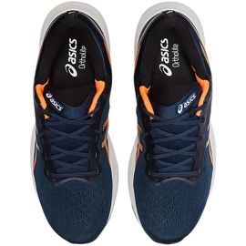 Scarpe da corsa da uomo Asics Gel Pulse 13, blu navy e arancione 1011B175 403
