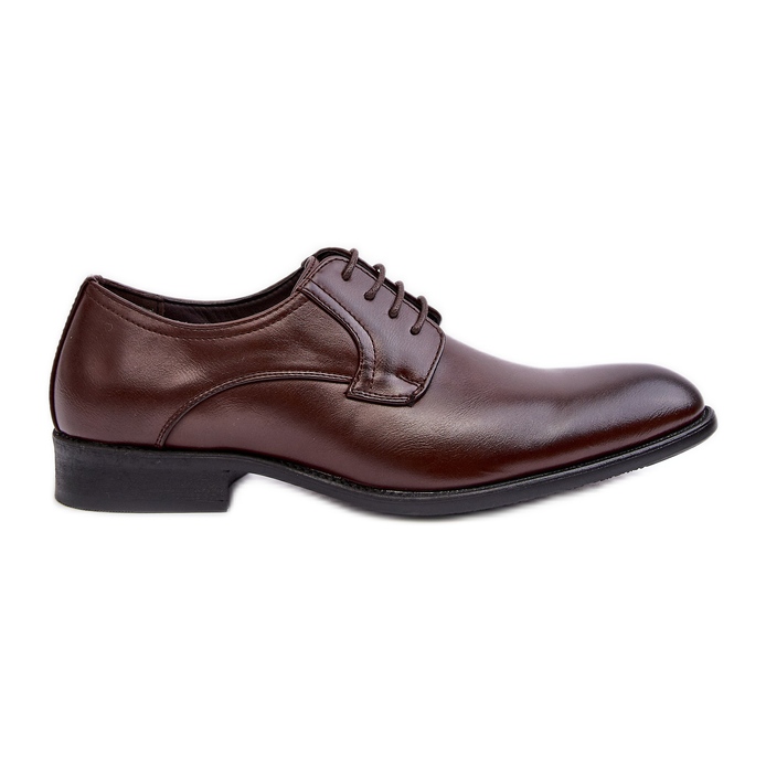 Scarpe in pelle da uomo Harene marrone scuro