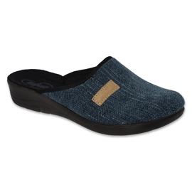 Ciabatte fondo da donna Befado 552D021, blu navy
