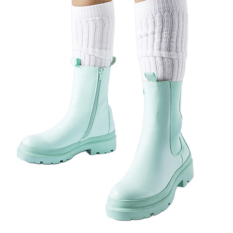Stivaletti Bethesda verde chiaro leggermente isolanti