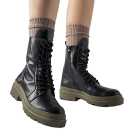 Sneakers nere con suola Quennie colorata nero