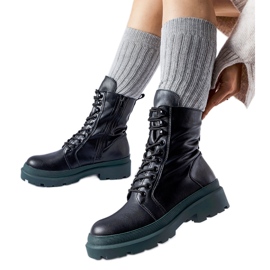 Sneakers nere con suola Quennie colorata nero