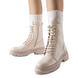 Stivaletti bassi beige con protezione Zacharie