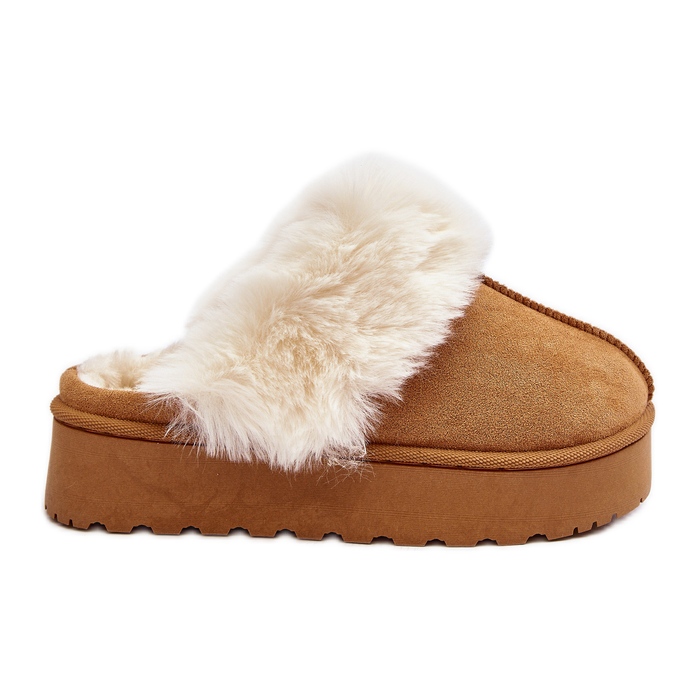 Stivali da neve da donna sulla piattaforma Camel Phiniopis marrone