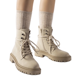 Stivali bassi beige con protezione Brattle