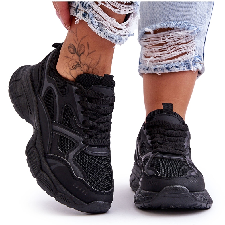 Scarpe sportive nere da donna nero