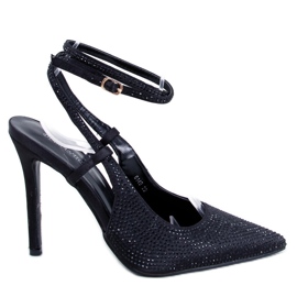 Spilli legati con pietre Bonnie Black nero