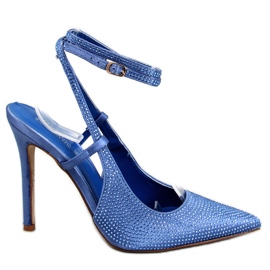 Tacchi di perline Bonnie Light Blue