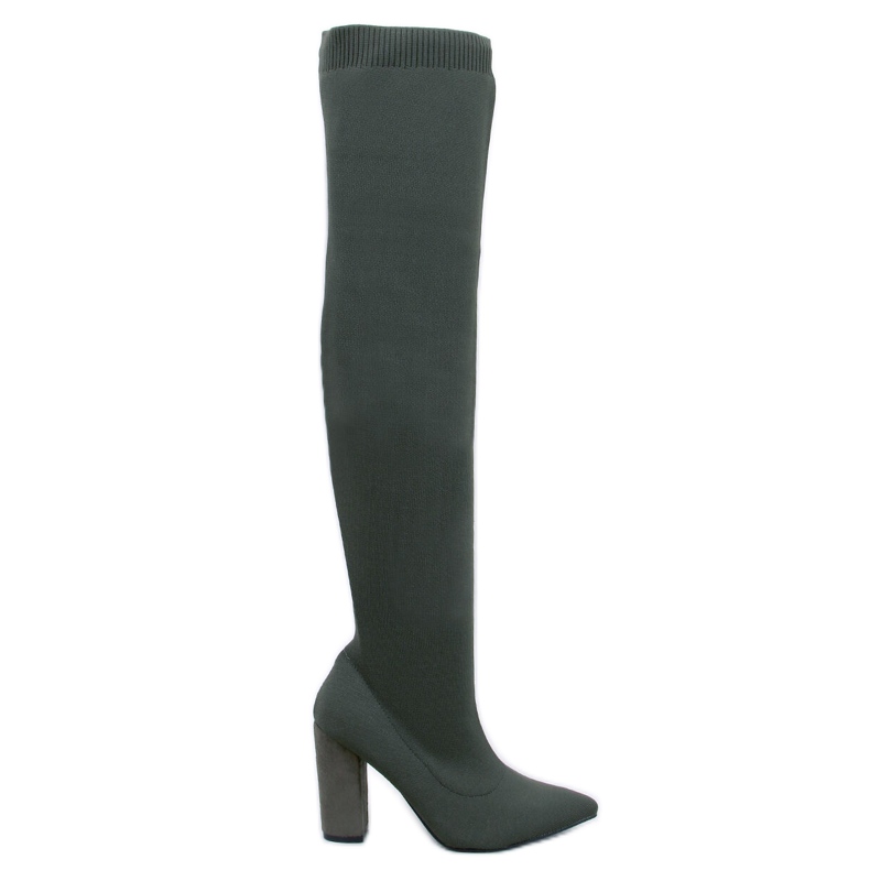 Moschettoni elastici con tacco alto di Veronica Green verde