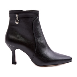 Stivaletti da Donna in Pelle Maciejka 06301-01 Nero