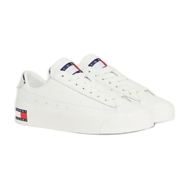 Tommy Hilfiger Vulc Lealther Plat Lc M scarpe EN0EN02284YBL bianca