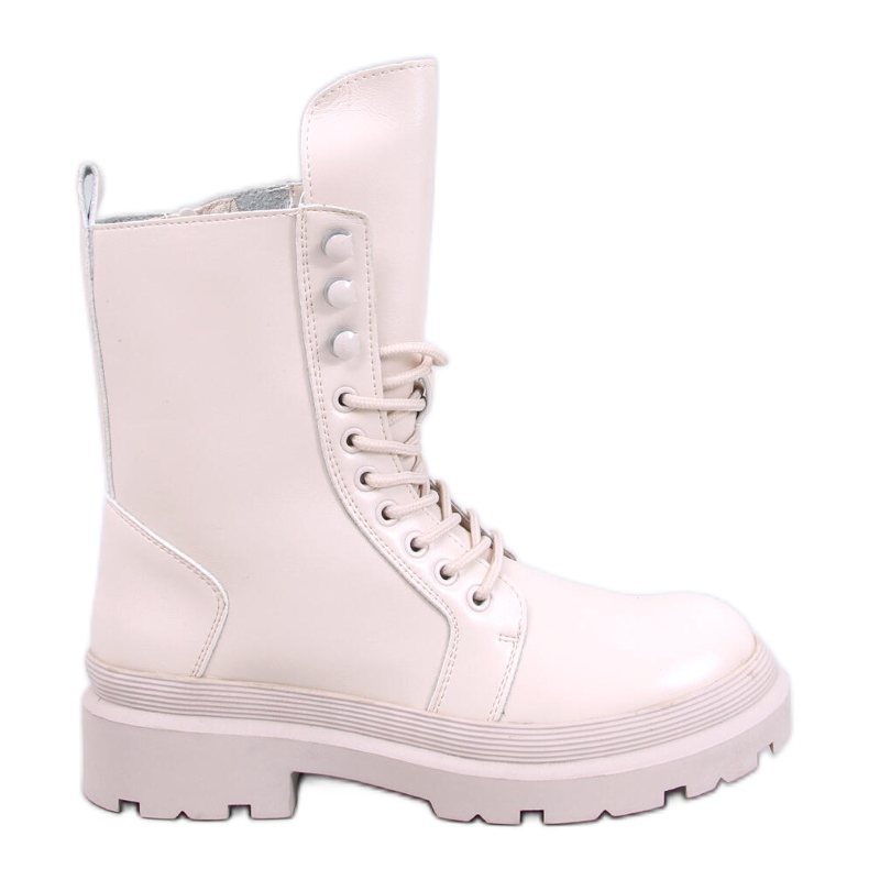 Stivaletti stringati Kinchs Beige con protezione